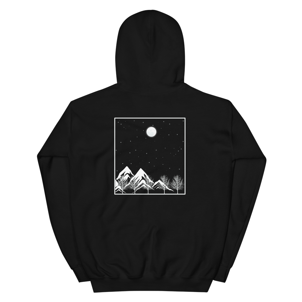 Unisex Hoodie - 'OAKN Forest' - Black