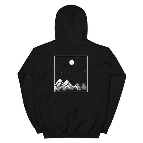 Unisex Hoodie - 'OAKN Forest' - Black